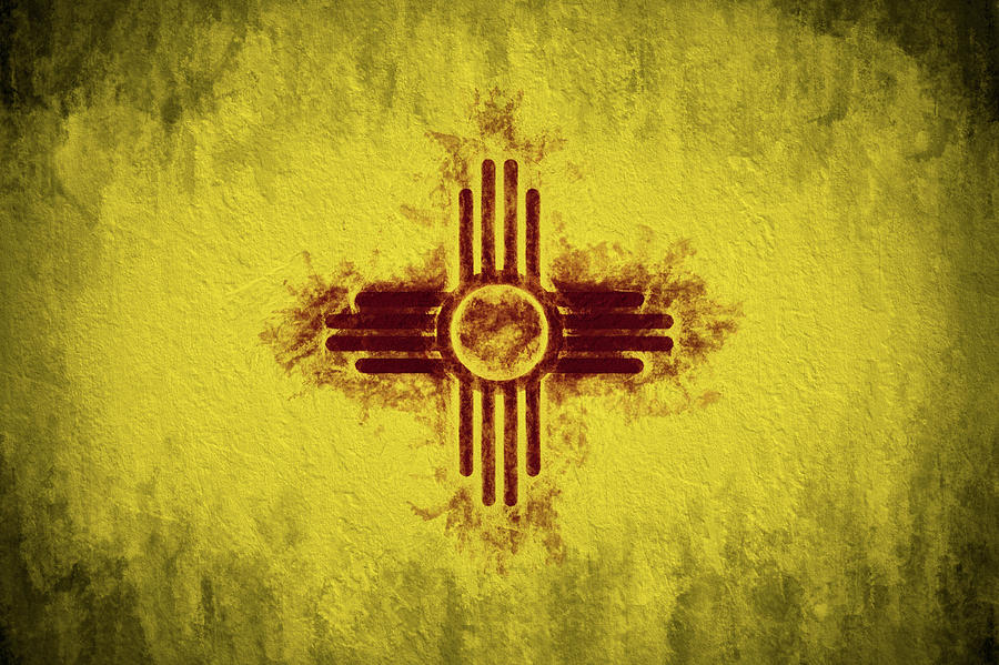 New Mexico Flag Digital Art - The New Mexico Flag by JC Findley
