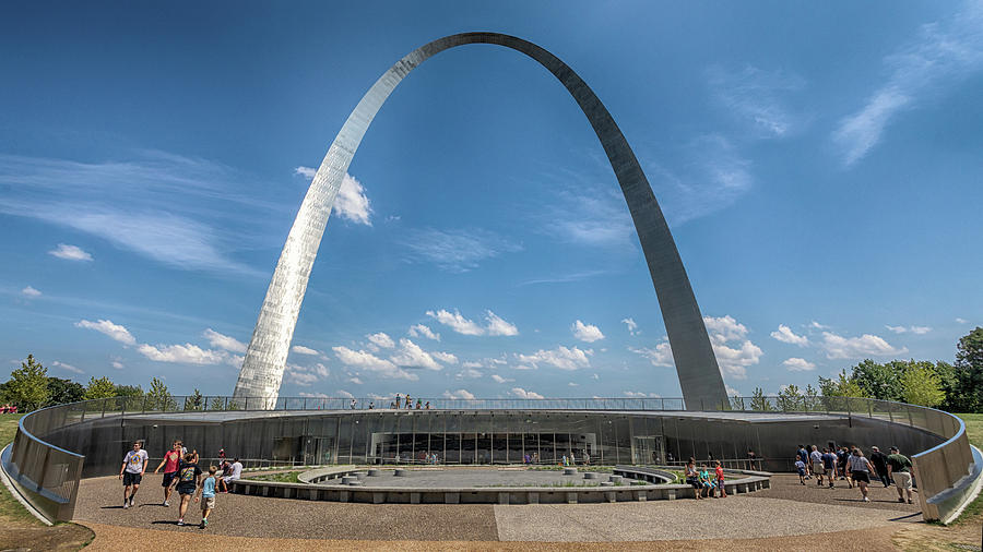 The New St. Louis Arch Entry Photograph by Susan Rissi Tregoning