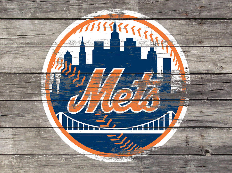 New York Mets Mixed Media - The New York Mets 3c by Brian Reaves New York Mets Mixed Media - The New York Mets 3c by Brian Reaves