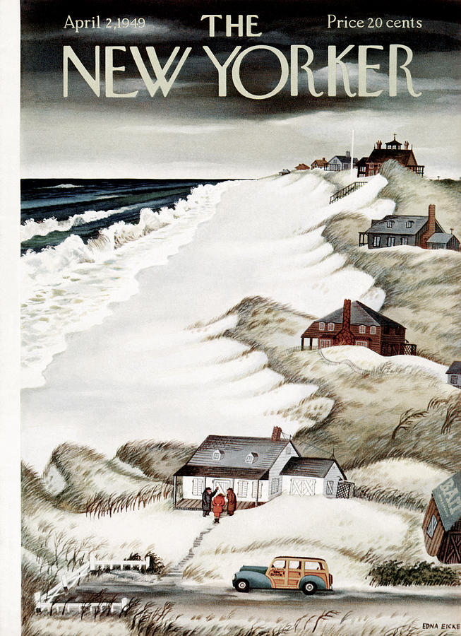 New Yorker April 2nd, 1949 Painting by Edna Eicke