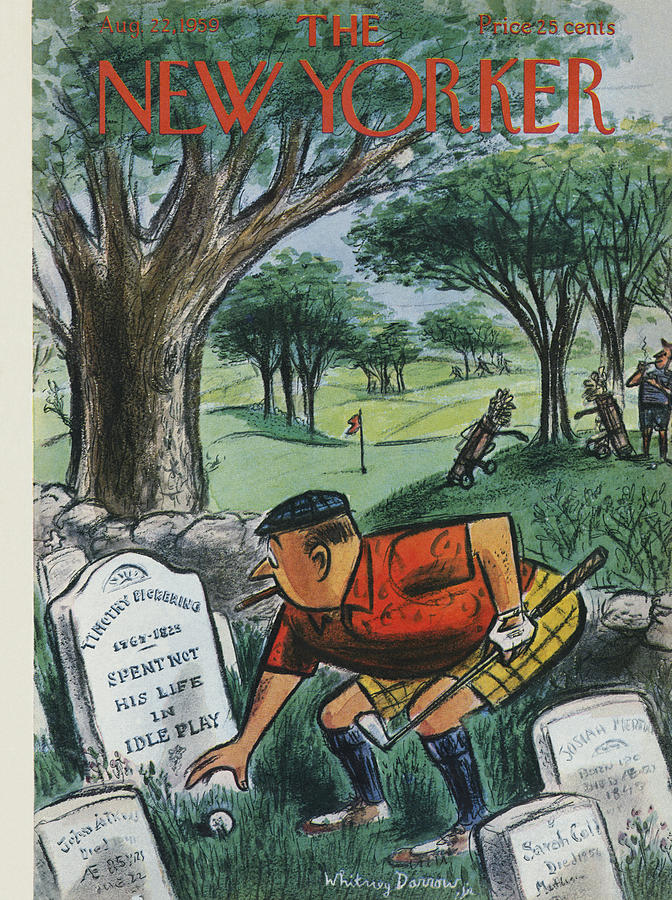 Whitney Painting - New Yorker August 22nd, 1959 by Whitney Darrow Whitney Painting - New Yorker August 22nd, 1959 by Whitney Darrow