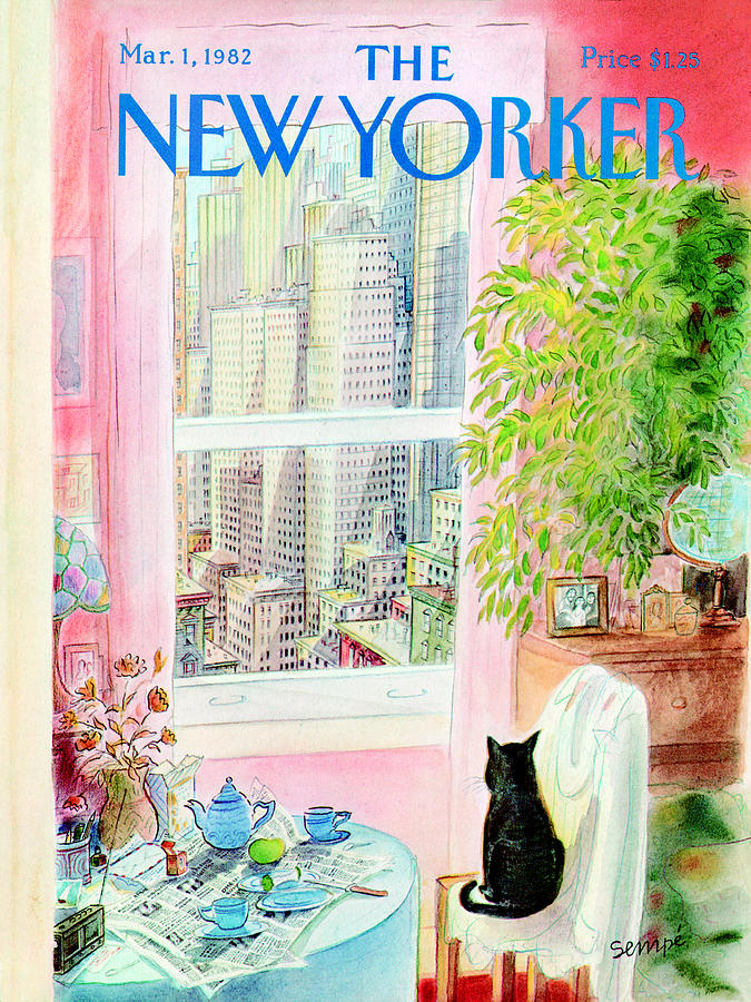 New Yorker March 1, 1982 Painting by Jean-Jacques Sempe