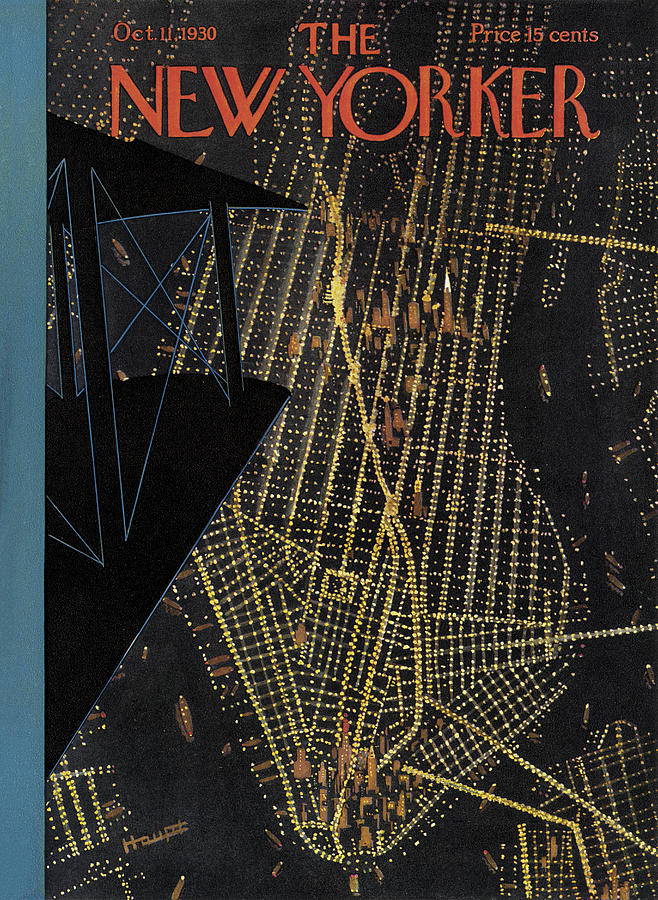 Nyc Painting - New Yorker October 11th, 1930 by Theodore G Haupt