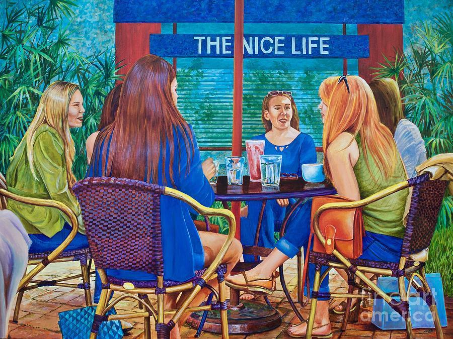 Summer Painting - The Nice Life by AnnaJo Vahle