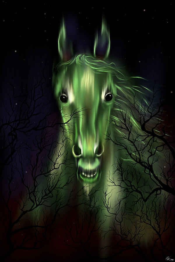 The Night Mare Digital Art by Norman Klein