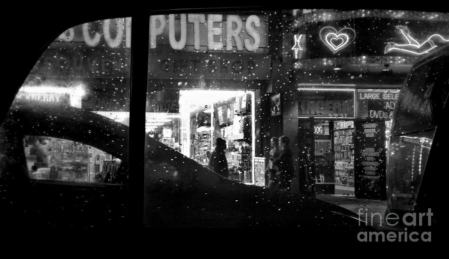 New York City Photograph - The Night Side of Town - New York by Miriam Danar
