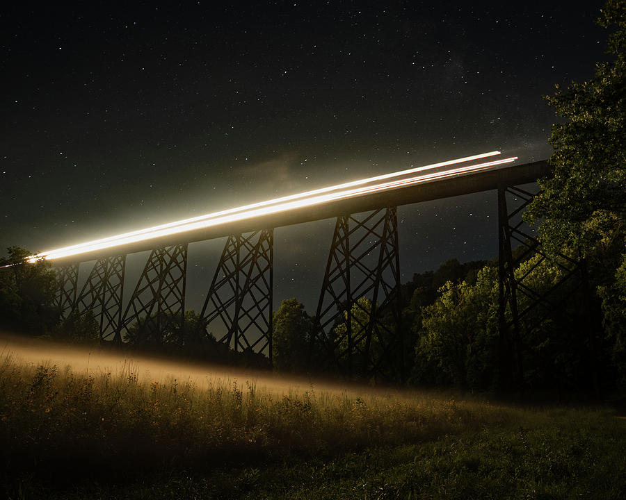 The Night Train Photograph by Norberto Nunes