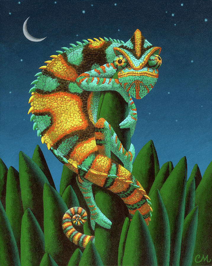Chameleon Painting - The Night Watch by Chris Miles