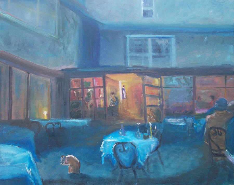 The Nightly Diners Painting by Susan  Esbensen