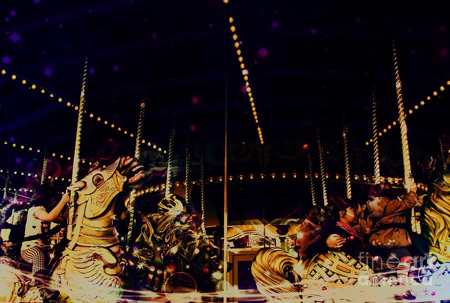 The Nightmare Carousel 5 Digital Art by Marina McLain