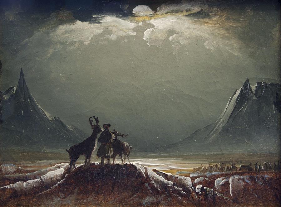 The Nordic Night Painting by Peder Balke