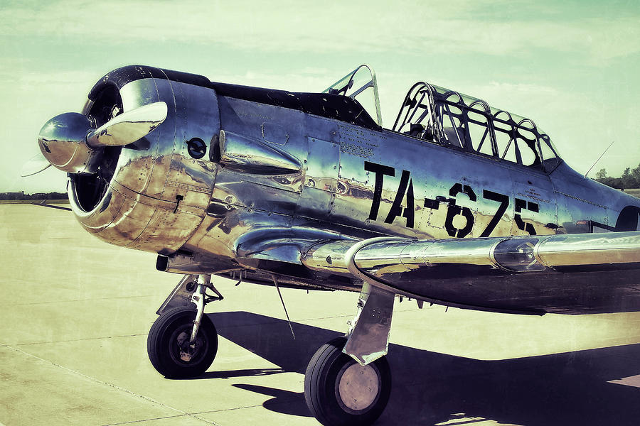 The North American Aviation T-6 Texan Plane Color Edition Photograph by Tony Grider