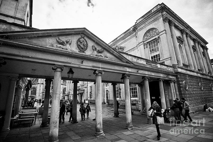 The North Colonnade And Grand Pump Room Bath England Uk