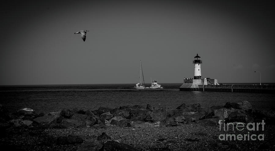 The North Pier Photograph by Deborah Klubertanz