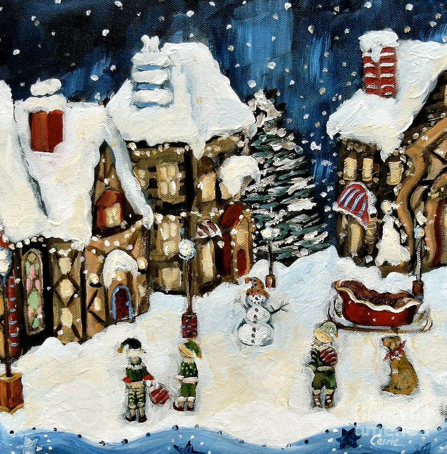 The North Pole Painting by Carrie Joy Byrnes
