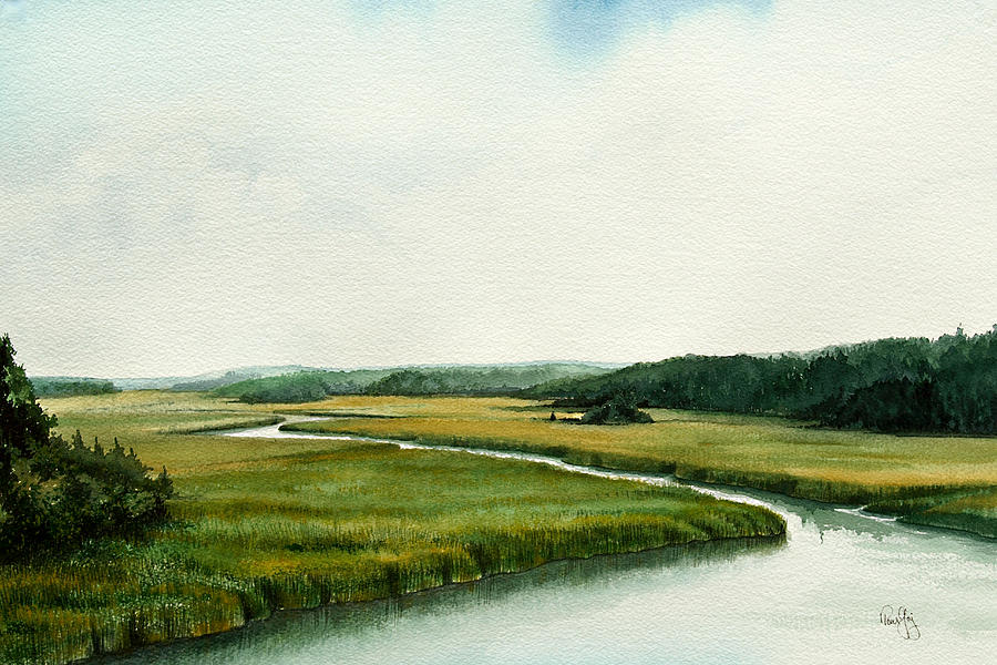 The North River Painting by Paul Gaj