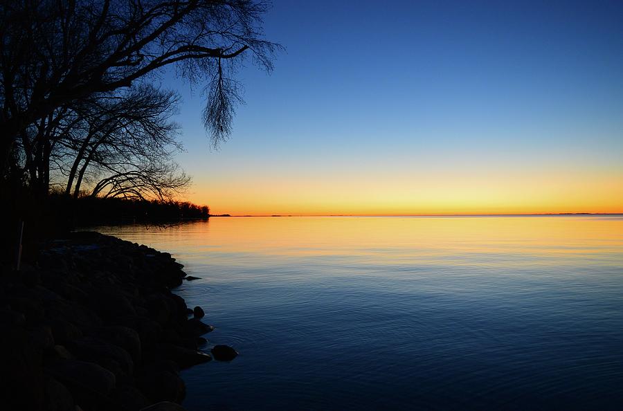 The North Shore Of Lake Simcoe At Dawn  Photograph by Lyle Crump