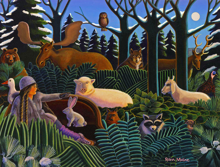 The North Woods Dream Painting by Robin Moline