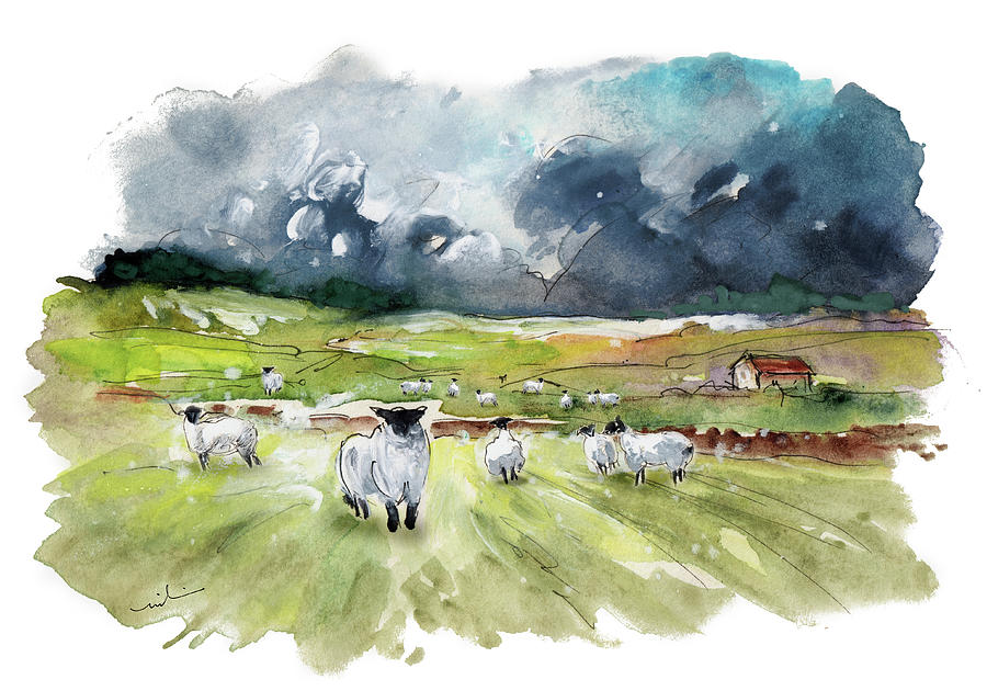The North Yorkshire Moor 04 Painting by Miki De Goodaboom