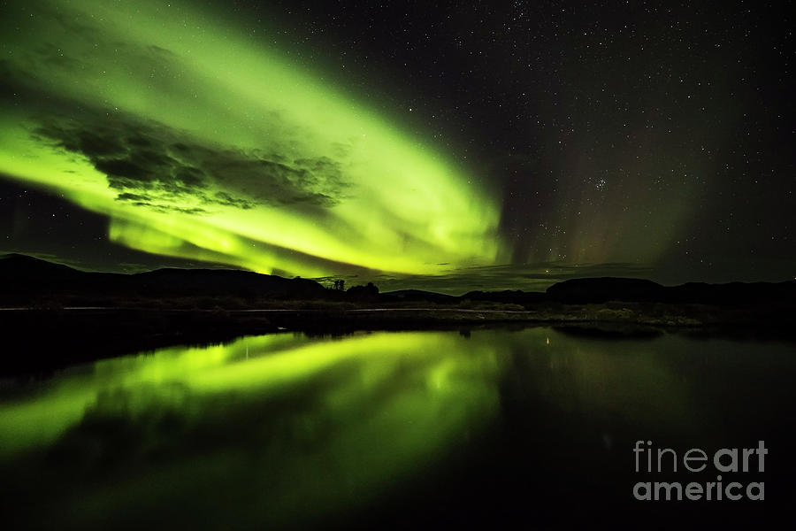 The Northern Lights Thingvellir Photograph by Gunnar Orn Arnason