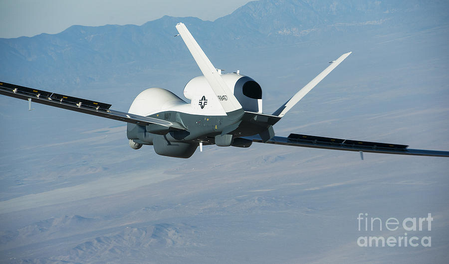 The Northrop Grumman-built Triton Unmanned Aircraft System Painting