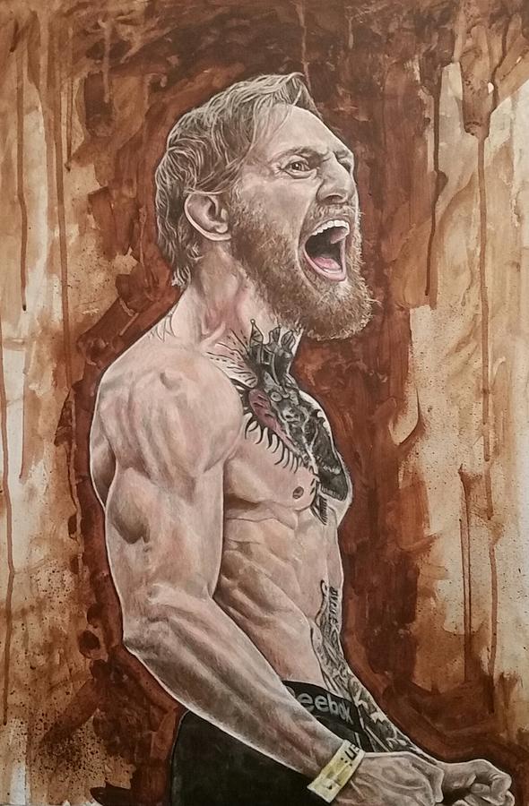 Conor McGregor The Notorious Painting by David Dunne