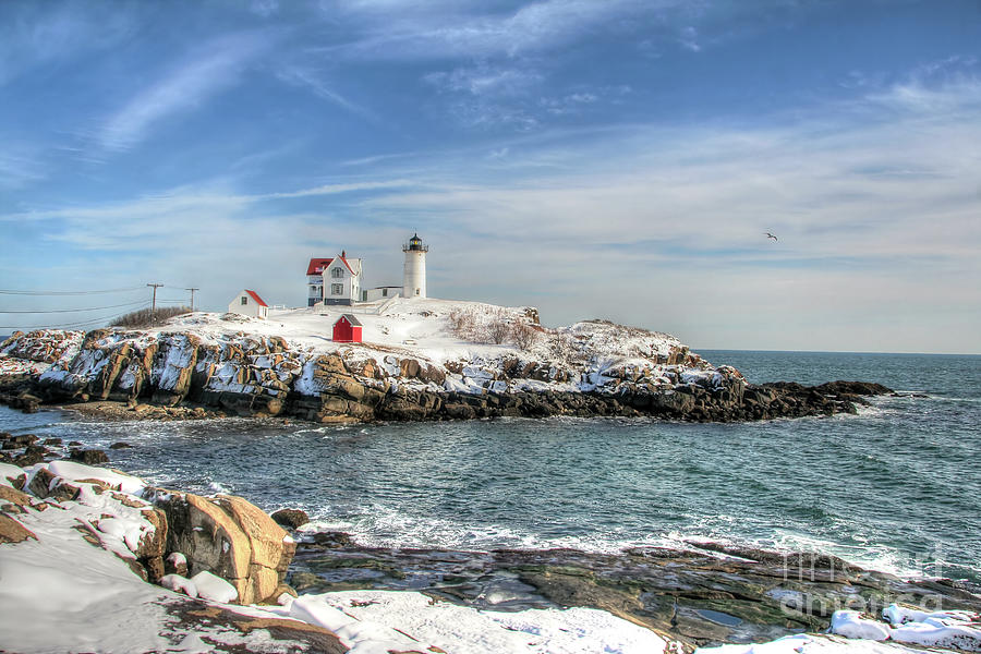 The Nubble Light Photograph by LR Photography