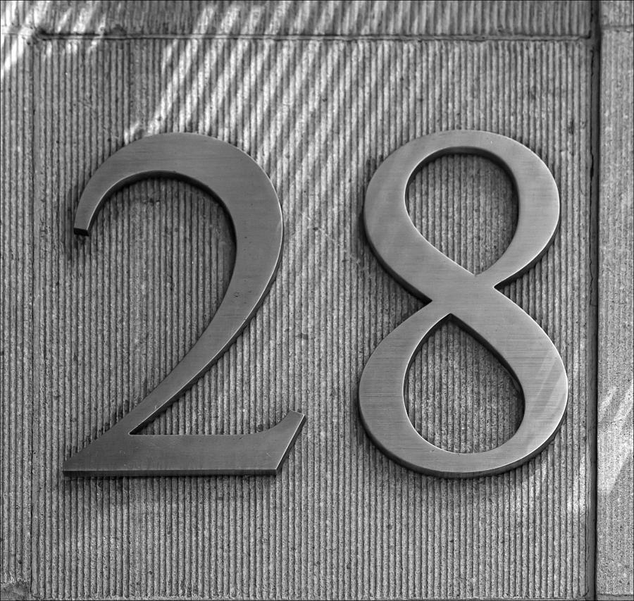 Black And White Photograph - The Number 28 by Robert Ullmann