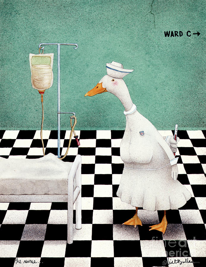 Duck Painting - The Nurse... by Will Bullas