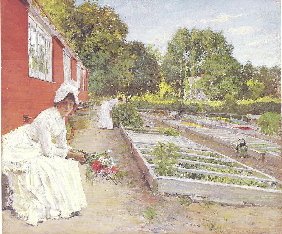 The Nursery Painting by Reynold Jay