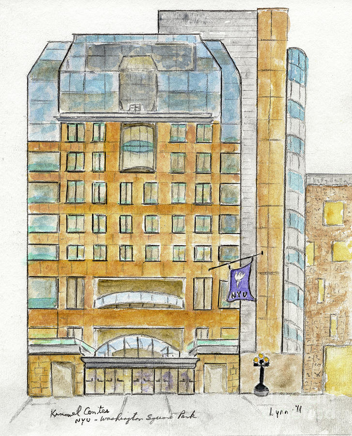 The NYU Kimmel Student Center Painting by AFineLyne