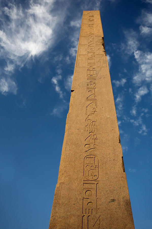 The Obelisk of Queen Hatshepsut in Karnak Temple Photograph by Aivar ...