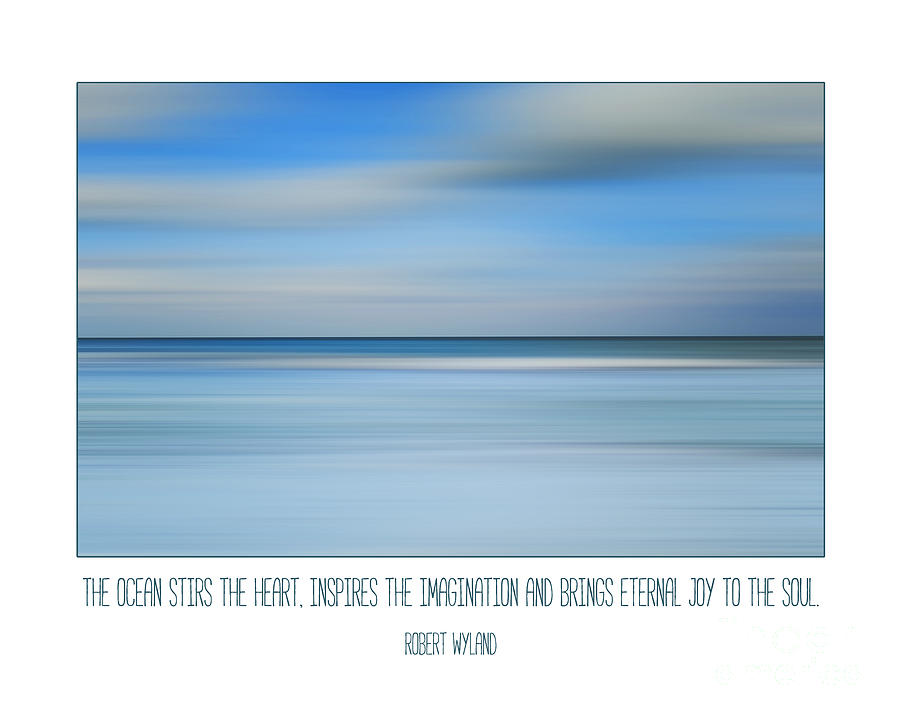 Ocean Photograph - The Ocean by Robert Wyland by L Machiavelli