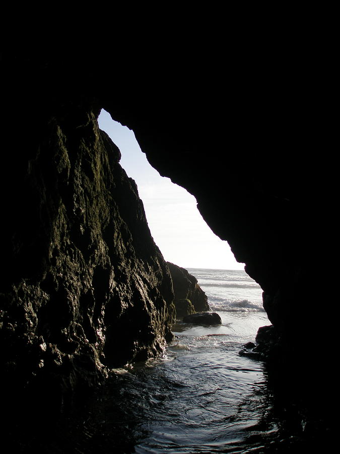 The Ocean Cave Photograph by Kicking Bear  Productions