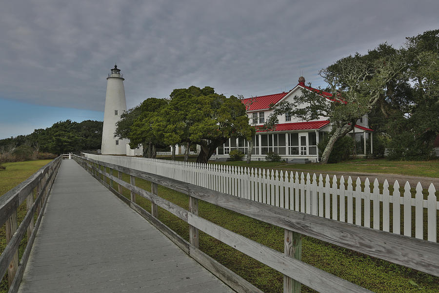 The Ocracoke Island Lighthouse Photograph by Jimmy McDonald