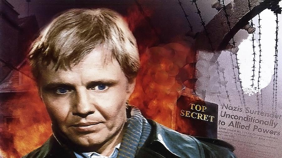 The Odessa File Jon Voight publicity illustration 1974 color added 2016 Photograph by David Lee Guss