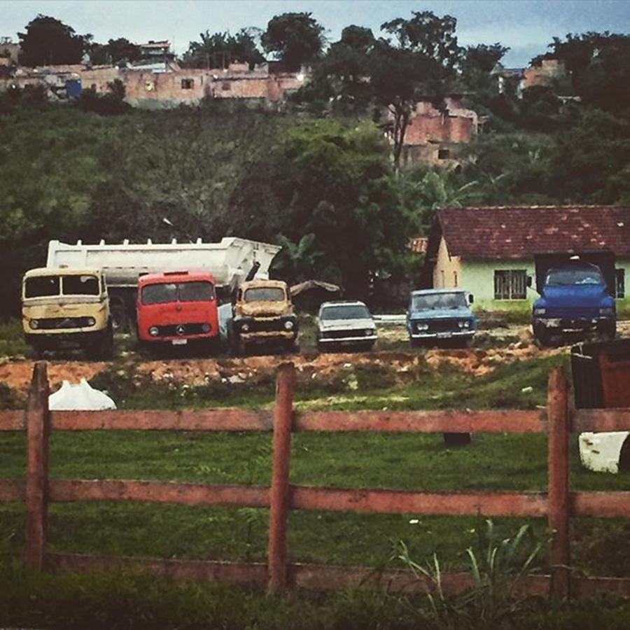 Truck Photograph - The Old Abandoned Cars And Trucks - Os by Kiko Lazlo Correia