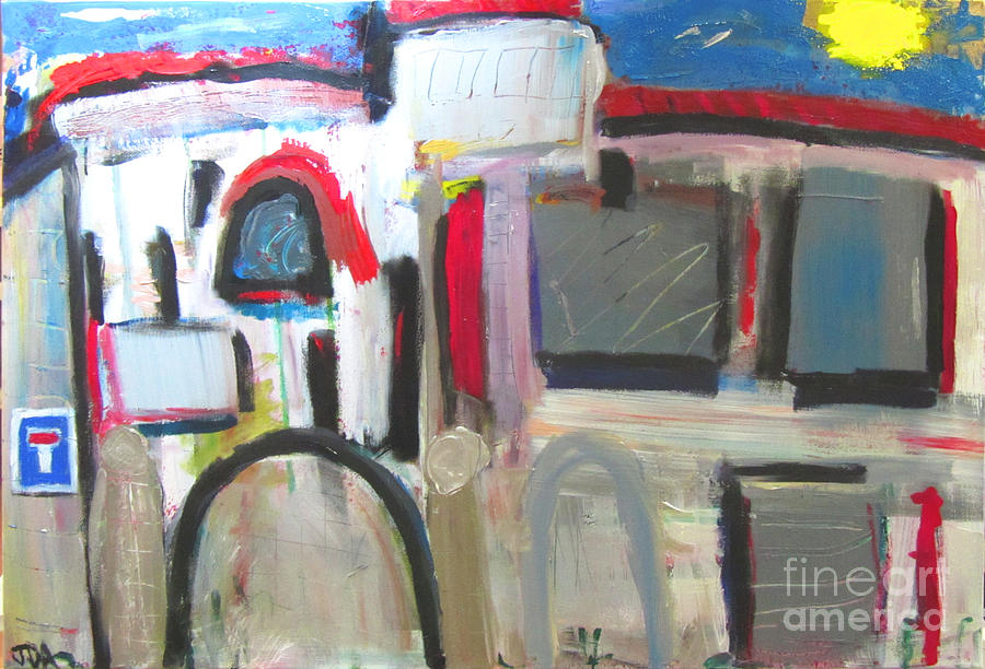 Abstract Painting - The Old Bergerie by David Abse