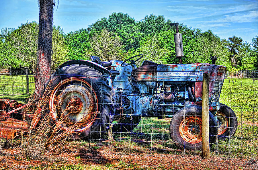 The Old Blue Workhorse Photograph by HH Photography of Florida