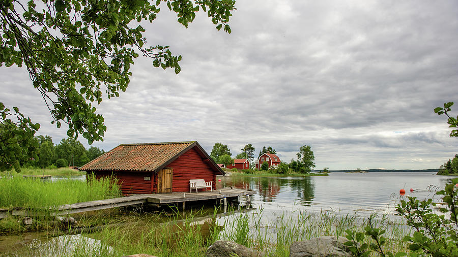 The old boat-house Photograph by Torbjorn Swenelius