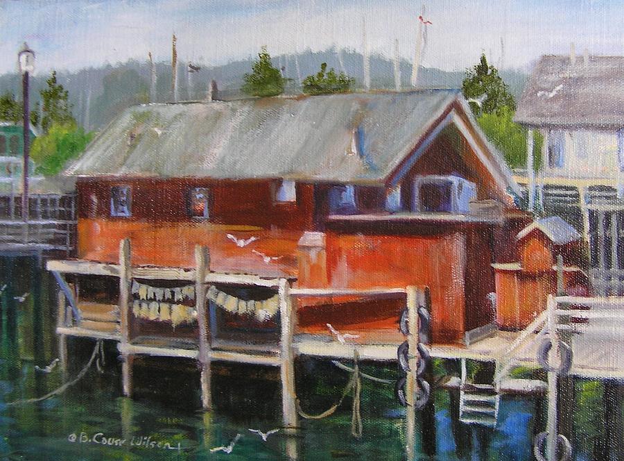 The Old Boathouse Painting by Barbara Couse Wilson
