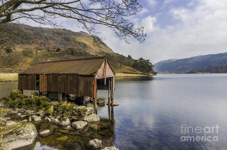 The Old Boathouse Photograph by Ian Mitchell