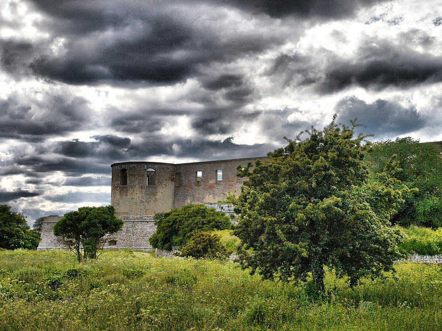 The old Castle of Borgholm Photograph by Jouko Lehto