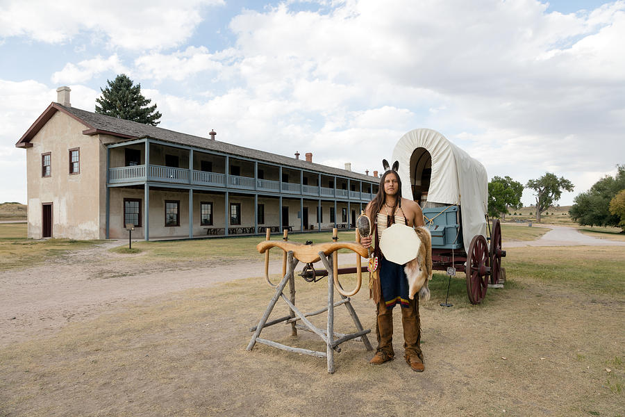 The old cavalry barracks at Fort Laramie National Historic Site Photograph by Carol M Highsmith