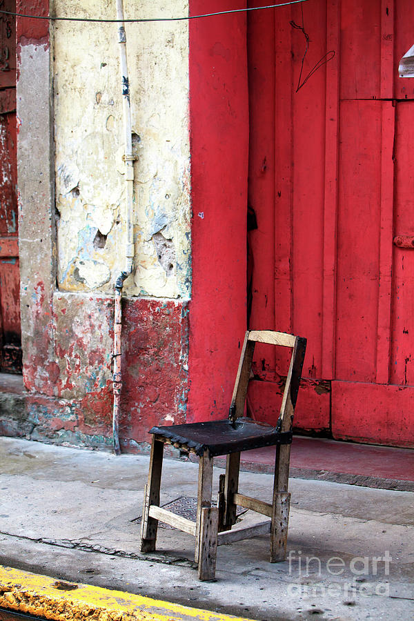 The Old Chair in Casco Viejo Photograph by John Rizzuto
