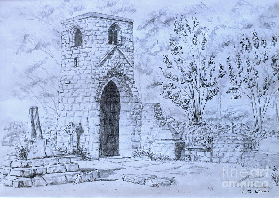 Old Ruins Drawing - The Old Chantry by Anthony Lyon