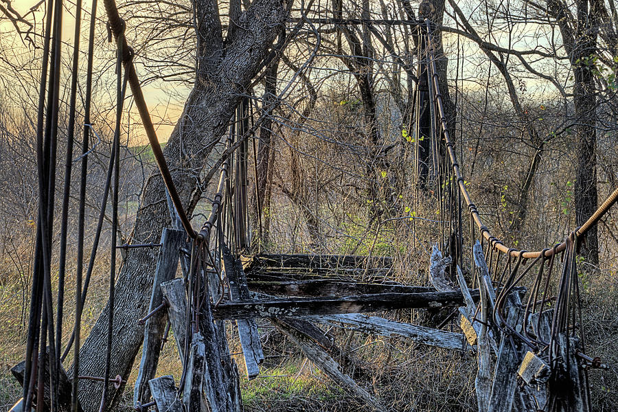 The Old Choctaw Creek Bridge Photograph by JC Findley