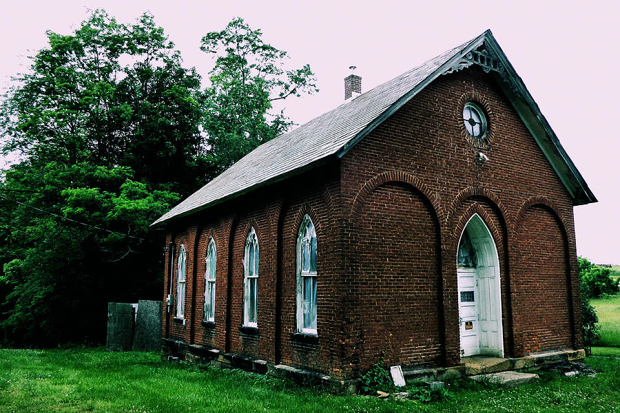 The Old Church At Freeport by Kathy K McClellan The Old Church At Freeport by Kathy K McClellan