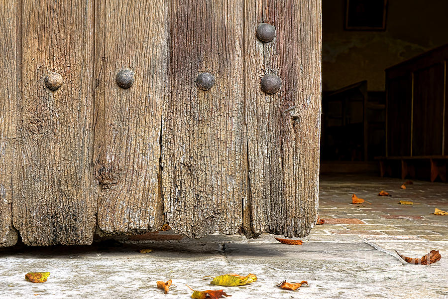 The Old Church Door Photograph by Olivier Le Queinec