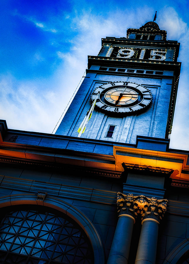 The Old Clock Tower Photograph by Jade Moon 